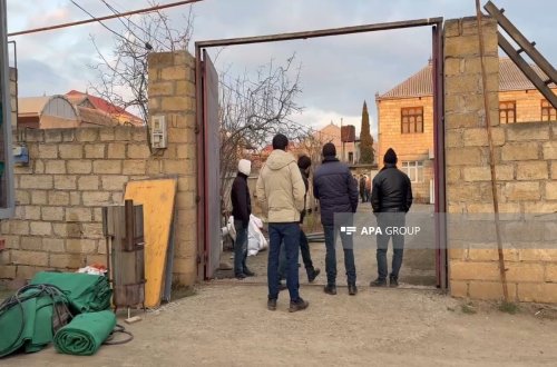 Gəncədə atasını qətlə yetirən 17 yaşlı yeniyetmə saxlanılıb - YENİLƏNİB - FOTO