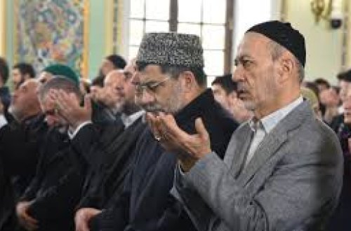 Bayram namazı qılındı - Fotolar