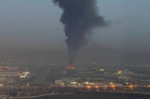 İran Ərbil hava limanına zərbə endirib