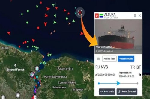 Türkiyənin 140 min ton neftlə yüklü tankeri dronla vurulub