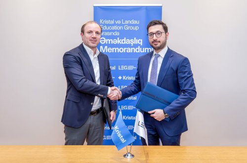 “Kristal” və “Landau Education Group” arasında əməkdaşlıq memorandumu imzalanıb!