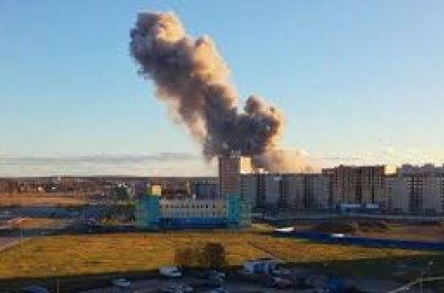 Ukrayna Ufaya dronlarla hücum edib, neft emalı zavodunda yanğın olub