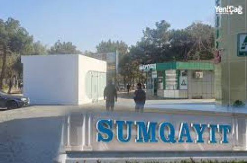 Sumqayıtda kuryoz hadisə - Bu obyekt kimindir? - VİDEO