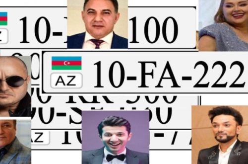 Azərbaycanlı məşhurların bahalı avtomobil nömrələri MÜZAKİRƏ YARATDI – VİDEO