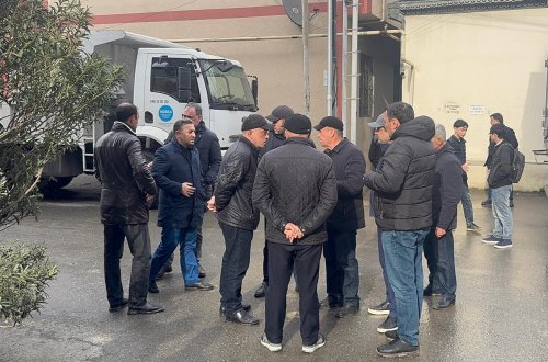 ADSEA sədri üzərində evlər tikilən kollektorun çökdüyü ərazidə olub  - Video+Fotolar