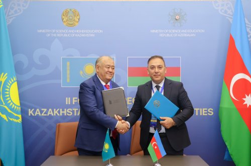 Azərbaycan–Qazaxıstan ali təhsil əməkdaşlığında yeni addım: Mingəçevir Dövlət Universiteti və Karaganda Buketov Universiteti arasında Anlaşma Memorandumu imzalanıb