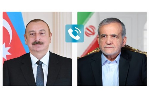 Prezident İlham Əliyev ABŞ-la atəşkəsə görə Pezeşkianı təbrik edib