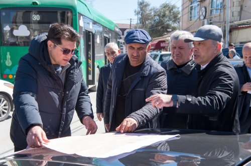 ADSEA sədri ərazidə kollektorun tikinti-bərpa işlərinin gedişatı ilə tanış oldu – Video + Fotolar