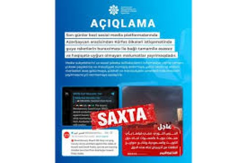 MEDİA: Azərbaycandan Körfəz ölkələri istiqamətində raketlərin buraxılması ilə bağlı xəbərlər əsassızdır