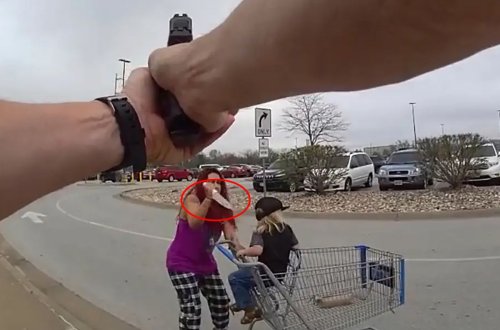 Polis mağazadan qaçırdığı uşağı bıçaqlayan qadını güllələyib