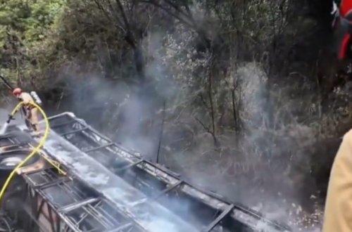 Ekvadorda sərnişin avtobusu dərəyə aşıb: 11 nəfər ölüb