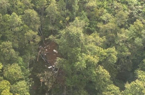 Helikopter qəzaya uğradı: Bütün sərnişinlər öldü - VİDEO