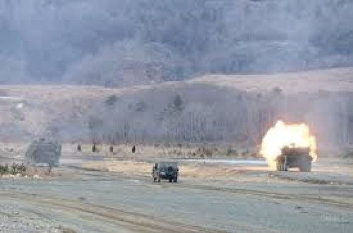 Yaponiyada hərbi poliqonda partlayış: Üç hərbçi həlak olub