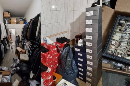 Almaniyada evə basqın zamanı yüzlərlə saxta məhsul ələ keçirilib