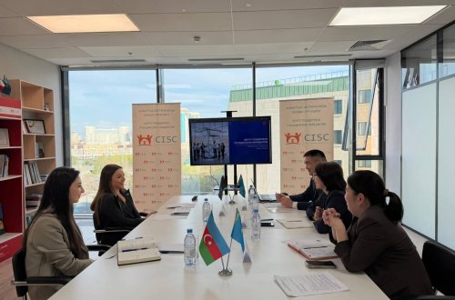 Qazaxıstanın Vətəndaş Cəmiyyəti Məsələləri Komitəsi ilə görüş keçirilib