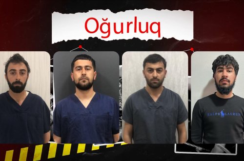 Mağazadan 100 min manatlıq qızıl oğurlayan dəstə üzvləri saxlanıldı