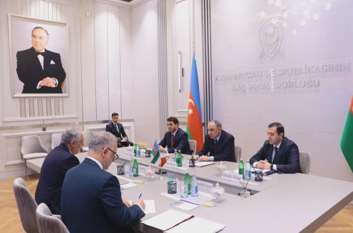 Baş Prokuror İran İslam Respublikasının ölkəmizdəki səfirini qəbul edib