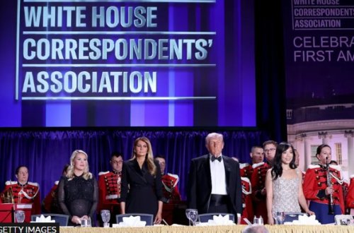 Trampın olduğu tədbirdə atışma - Anbaan video