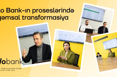 Yelo Bank-ın proseslərində rəqəmsal transformasiya