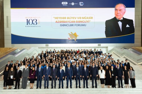 “Heydər Əliyev və müasir Azərbaycan gəncliyi” mövzusunda gənclər forumu keçirilib