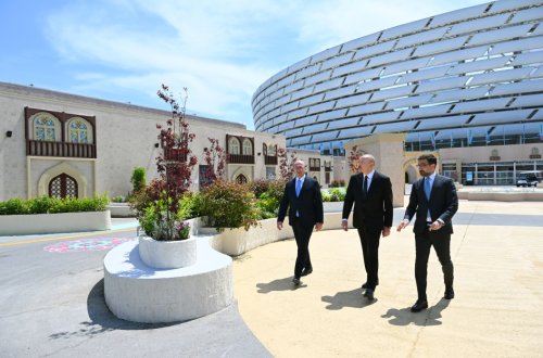 Prezident Bakı Olimpiya Stadionunda - Fotolar
