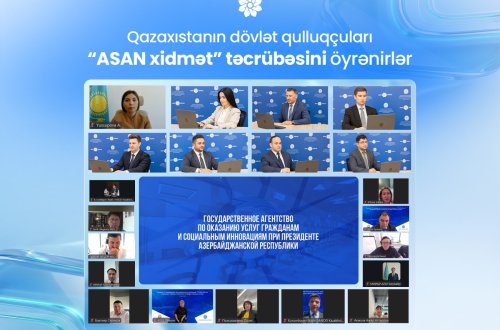 Qazaxıstanın dövlət qulluqçuları “ASAN xidmət” təcrübəsini öyrənirlər