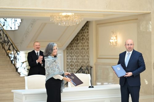 Azərbaycanla UN-Habitat arasında WUF13 Bakı standartlarına əsasən Niyyət Məktubu imzalanıb
