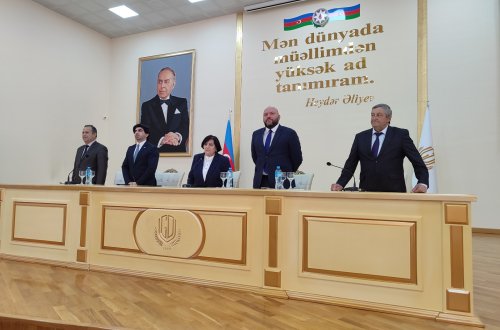 Gəncə və Mingəçevirdə “Konstitutsiya və Suverenlik: İrsdən Zəfərə” konfransı keçirildi - FOTOLAR