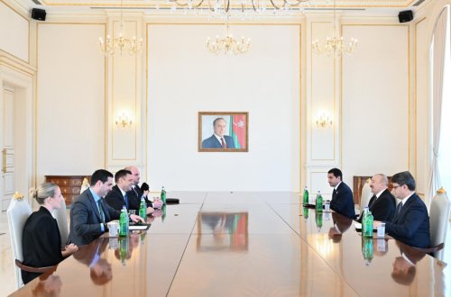 Prezident İlham Əliyev Slovakiya Baş nazirinin müavinini qəbul edib - FOTO