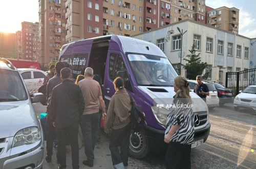 Cəbrayılın Şükürbəyli kəndinə növbəti köç karvanı yola salınıb - FOTO