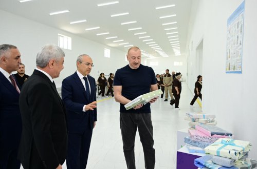 Xocalıda “Qarabağ Tekstil Evi” MMC istifadəyə verilib - FOTO