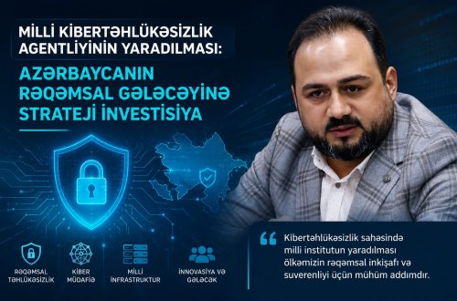 Milli Kibertəhlükəsizlik Agentliyinin yaradılması: Azərbaycanın rəqəmsal gələcəyinə strateji investisiya