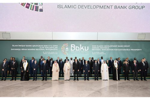 Prezident İlham Əliyevin iştirakı ilə Bakıda İslam İnkişaf Bankı Qrupunun 2026-cı il üzrə İllik Toplantılarının açılış mərasimi keçirilir (CANLI YAYIM)