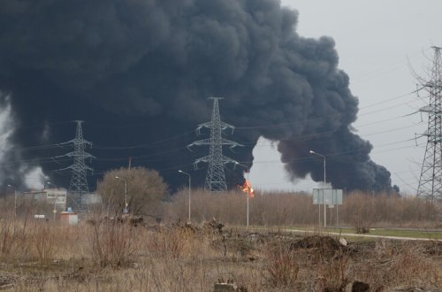 Moskva neft emalı zavodu pilotsuz təyyarələrin hücumu nəticəsində yenidən zədələnib