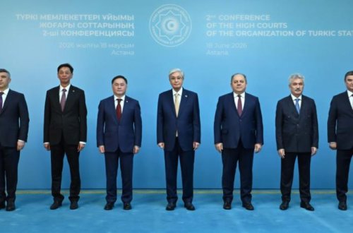 Tokayev Türkdilli Dövlətlərə üzv ölkələrin ali məhkəmələrinin rəhbərlərini qəbul edib