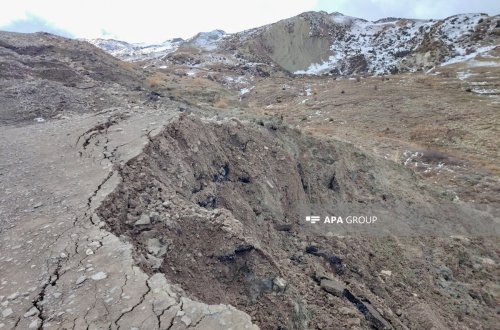 Qubada sürüşmə qeydə alınıb