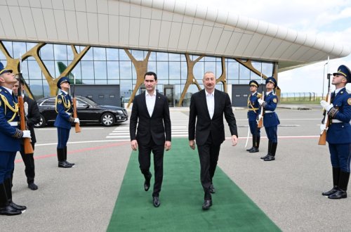 Türkmənistan Prezidentinin Azərbaycana dövlət səfəri başa çatdı - FOTOLAR