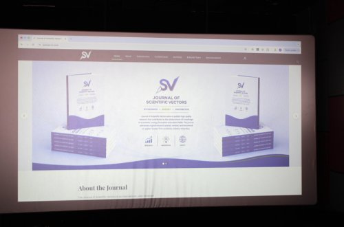 Mingəçevir Dövlət Universitetində “The Journal of Scientific Vectors” jurnalının rəsmi saytının təqdimatı keçirilib