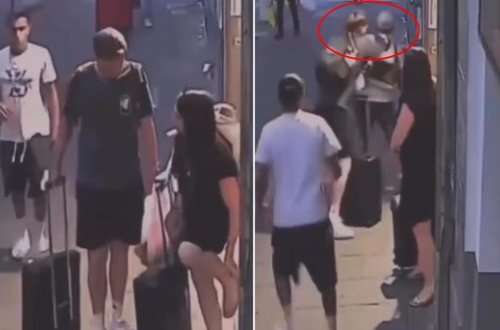 Küçədə gəzən turist cütlük cibgirlərin hücumuna məruz qalıb