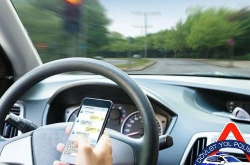 Sükan arxasında telefondan istifadə edənlərə XƏBƏRDARLIQ