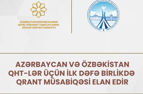 Azərbaycan və Özbəkistan QHT-lər üçün ilk dəfə birlikdə qrant müsabiqəsi elan edir