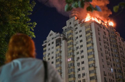 Kiyev ballistik raketlə vuruldu - Ölənlər var