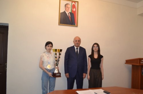 Təhsil və idman sahəsində uğur qazanan gənclərlə görüş