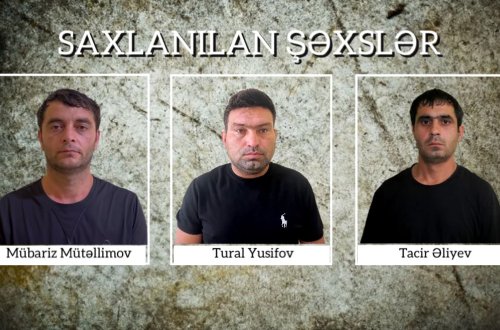 Şirvanda 34000 manatlıq naqil oğurlayan üç nəfər saxlanıldı