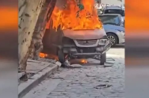 Makronun qaldığı otelin yaxınlığında partlayış