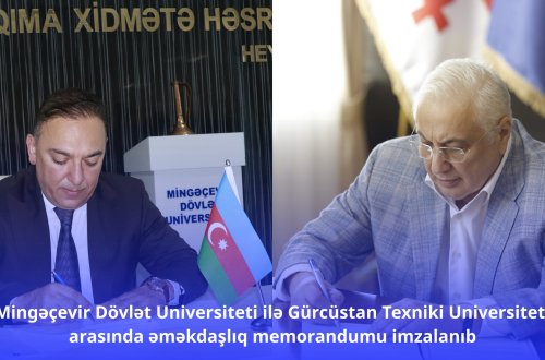 Mingəçevir Dövlət Universiteti və Gürcüstan Texniki Universiteti birgə təhsil və tədqiqat təşəbbüslərinə başlayır