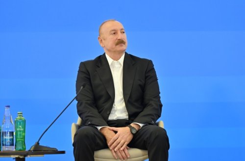 Dövlət başçısı Azərbaycanın nəqliyyat dəhlizi kimi əhəmiyyətindən danışıb