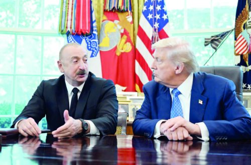 Tramp Əliyevin sözlərini paylaşdı - FOTO