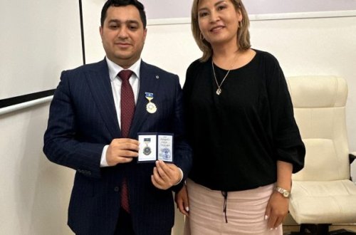 Fərid Şahbazlı Qazaxıstanda beynəlxalq mükafata layiq görülüb