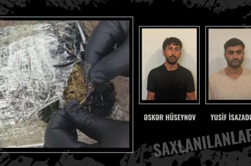 Tovuzda 3 kiloqram narkotik aşkarlanıb - İki nəfər həbs edildi - (Video)